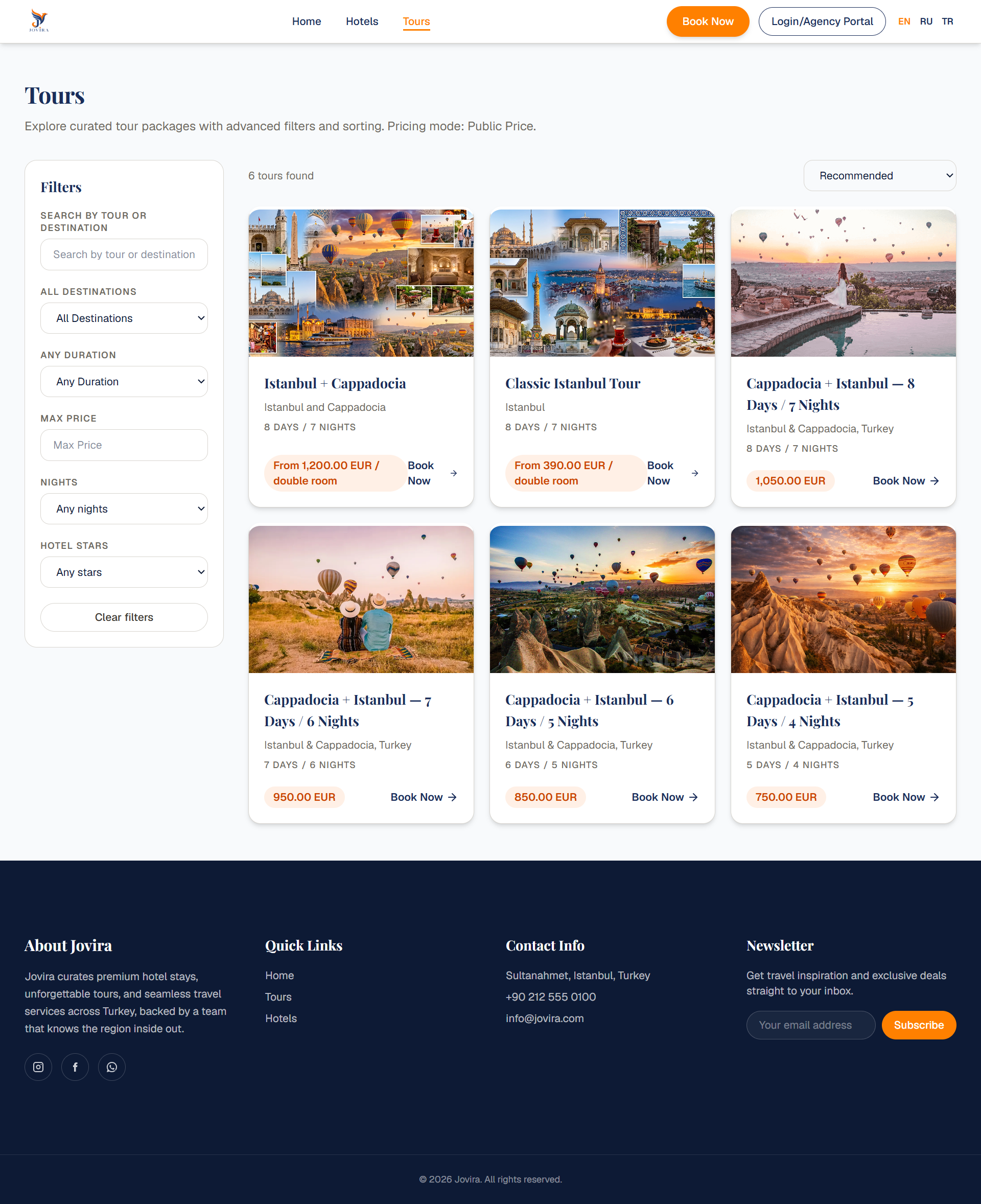Jovira: Travel Agency Operations Platform