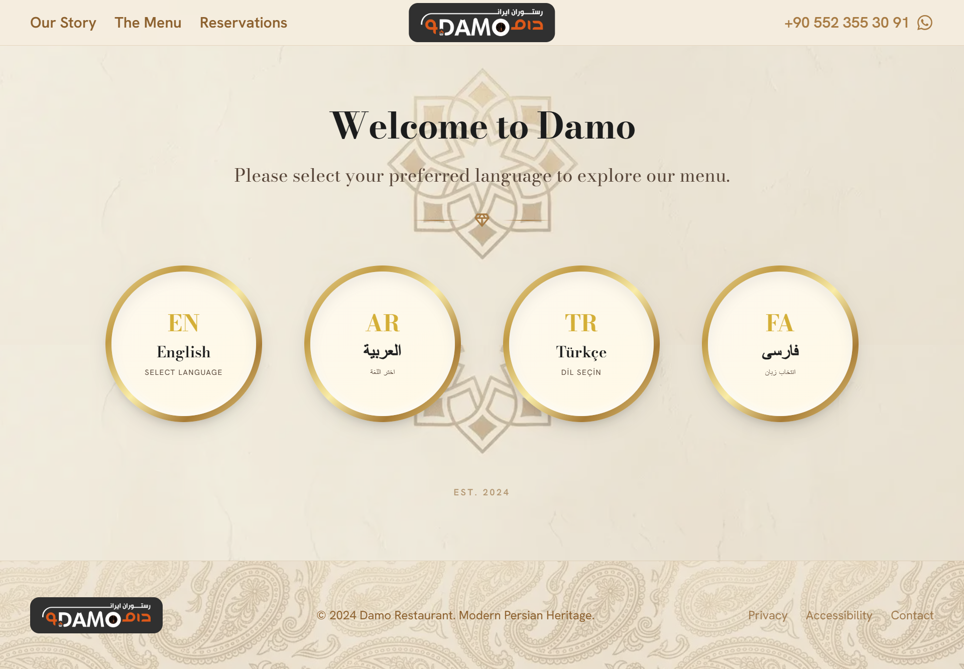 Restaurant POS and Multilingual Menu System (Django REST + Next.js)